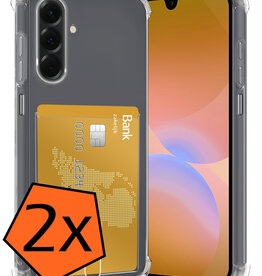 Nomfy Nomfy Samsung Galaxy A26 Hoesje Pashouder - 2 PACK