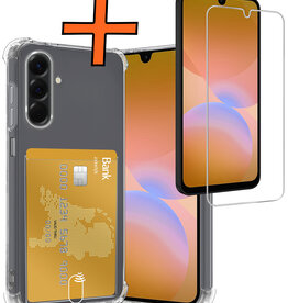 Nomfy Nomfy Samsung Galaxy A26 Hoesje Pashouder Met Screenprotector