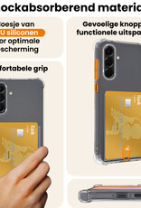 Nomfy Nomfy Samsung Galaxy A26 Hoesje Pashouder Met Screenprotector