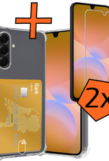 Nomfy Nomfy Samsung Galaxy A26 Hoesje Pashouder Met 2x Screenprotector