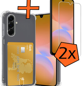 Nomfy Nomfy Samsung Galaxy A26 Hoesje Pashouder Met 2x Screenprotector