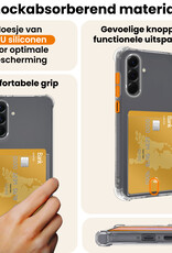 Nomfy Nomfy Samsung Galaxy A26 Hoesje Pashouder Met 2x Screenprotector