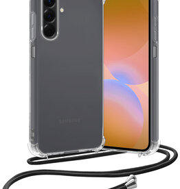 Nomfy Nomfy Samsung Galaxy A26 Hoesje Transparant Shockproof Met Zwart Koord