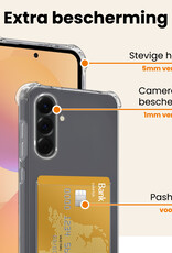 Nomfy Nomfy Samsung Galaxy A36 Hoesje Pashouder - 2 PACK