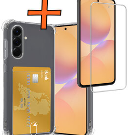 Nomfy Nomfy Samsung Galaxy A36 Hoesje Pashouder Met Screenprotector