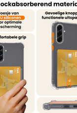 Nomfy Nomfy Samsung Galaxy A36 Hoesje Pashouder Met Screenprotector