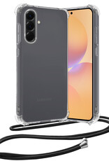 Nomfy Nomfy Samsung Galaxy A36 Hoesje Transparant Shockproof Met Zwart Koord