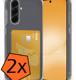 Nomfy Nomfy Samsung Galaxy A56 Hoesje Pashouder - 2 PACK