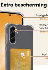 Nomfy Nomfy Samsung Galaxy A56 Hoesje Pashouder - 2 PACK