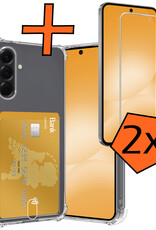 Nomfy Nomfy Samsung Galaxy A56 Hoesje Pashouder Met 2x Screenprotector