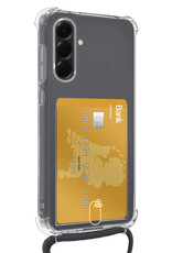 Nomfy Nomfy Samsung Galaxy A56 Hoesje Pashouder met Koord Met Screenprotector