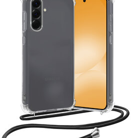 Nomfy Nomfy Samsung Galaxy A56 Hoesje Transparant Shockproof Met Zwart Koord