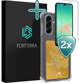 Forterra Forterra Samsung Galaxy A26 Hoesje Pashouder Met 2x Screenprotector