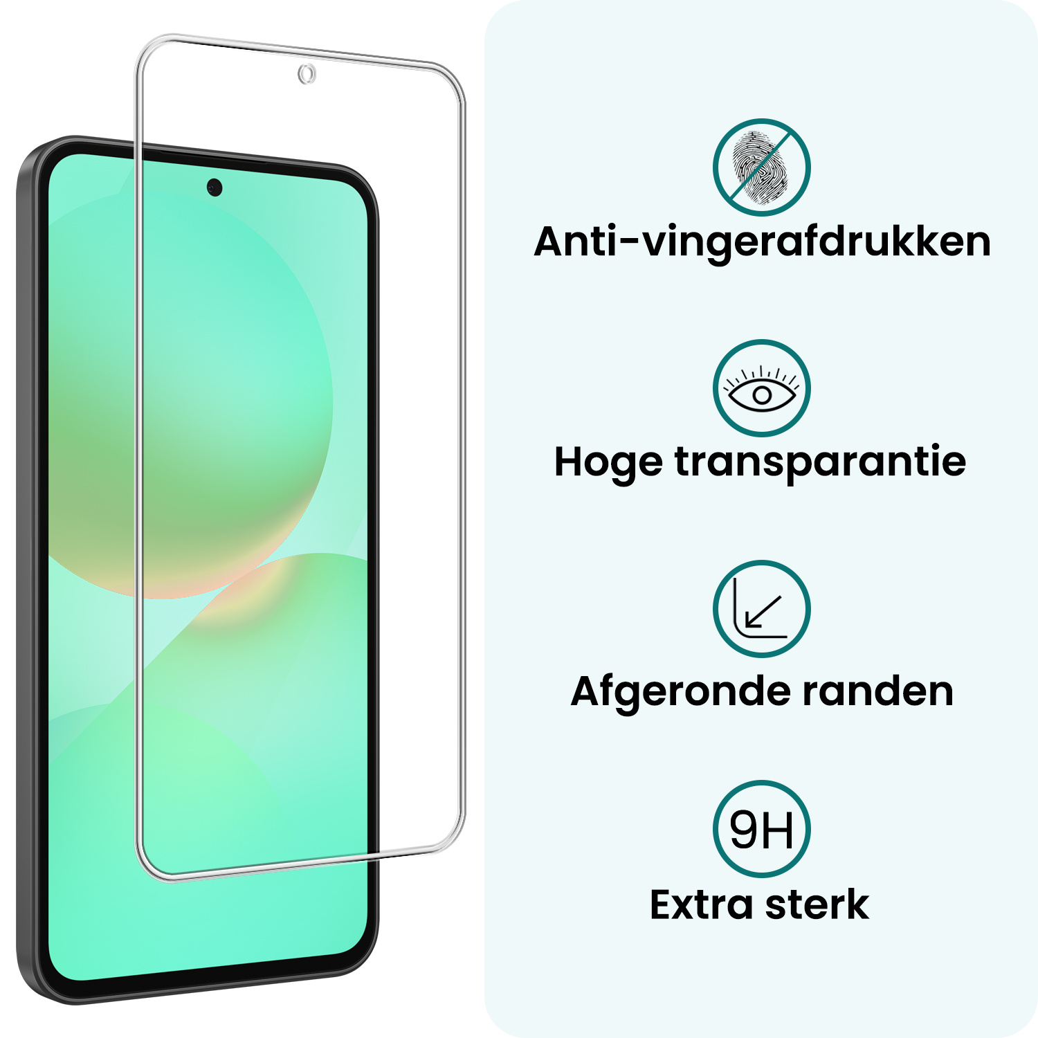 Forterra Forterra Samsung Galaxy A36 Hoesje Pashouder Met Screenprotector