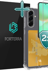 Forterra Forterra Samsung Galaxy A36 Hoesje Pashouder Met 2x Screenprotector