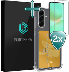 Forterra Forterra Samsung Galaxy A36 Hoesje Pashouder Met 2x Screenprotector