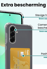 Forterra Forterra Samsung Galaxy A36 Hoesje Pashouder Met 2x Screenprotector