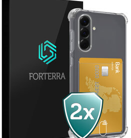 Forterra Forterra Samsung Galaxy A56 Hoesje Pashouder - 2 PACK