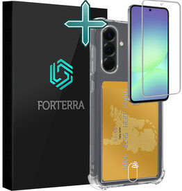 Forterra Forterra Samsung Galaxy A56 Hoesje Pashouder Met Screenprotector