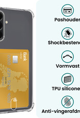 Forterra Forterra Samsung Galaxy A56 Hoesje Pashouder Met Screenprotector