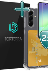 Forterra Forterra Samsung Galaxy A56 Hoesje Pashouder Met 2x Screenprotector