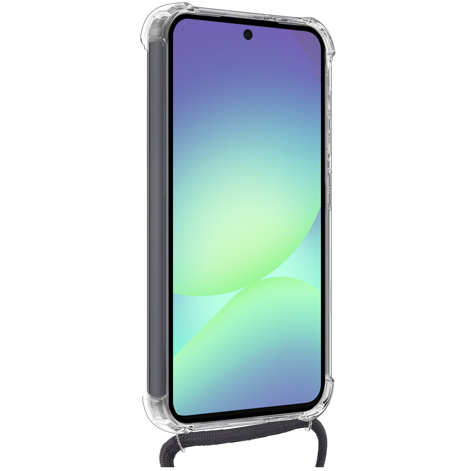 Forterra Forterra Samsung Galaxy A56 Hoesje Pashouder met Koord Met 2x Screenprotector