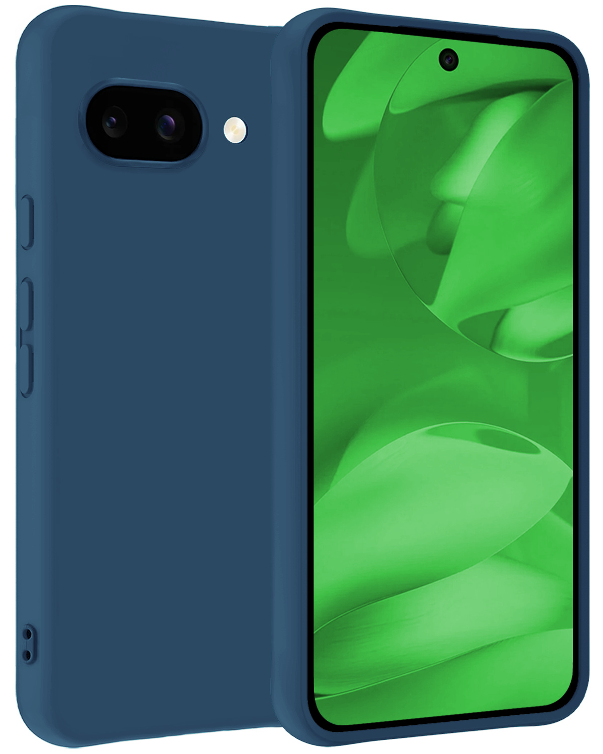 BASEY. BASEY. Google Pixel 9a Hoesje Siliconen - Donkerblauw