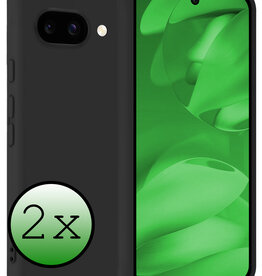 BASEY. BASEY. Google Pixel 9a Hoesje Siliconen - Zwart - 2 PACK
