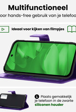 BASEY. BASEY. Google Pixel 9a Hoesje Bookcase - Paars