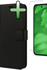 BASEY. BASEY. Google Pixel 9a Hoesje Bookcase Met Screenprotector - Zwart