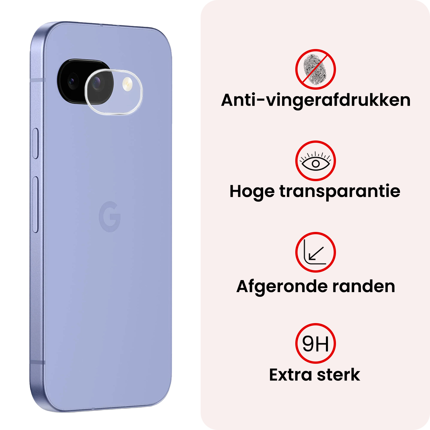 NoXx NoXx Google Pixel 9a Camera Screenprotector - 3 PACK