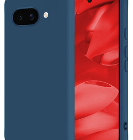 NoXx NoXx Google Pixel 9a Hoesje Siliconen - Donkerblauw