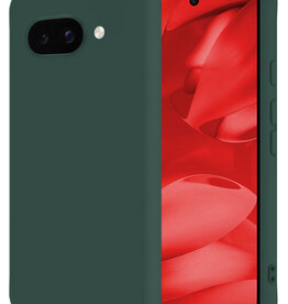 NoXx NoXx Google Pixel 9a Hoesje Siliconen - Donkergroen