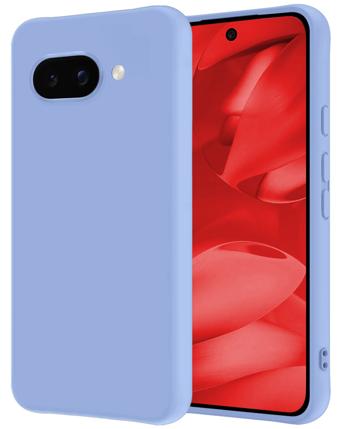 NoXx NoXx Google Pixel 9a Hoesje Siliconen - Lichtblauw