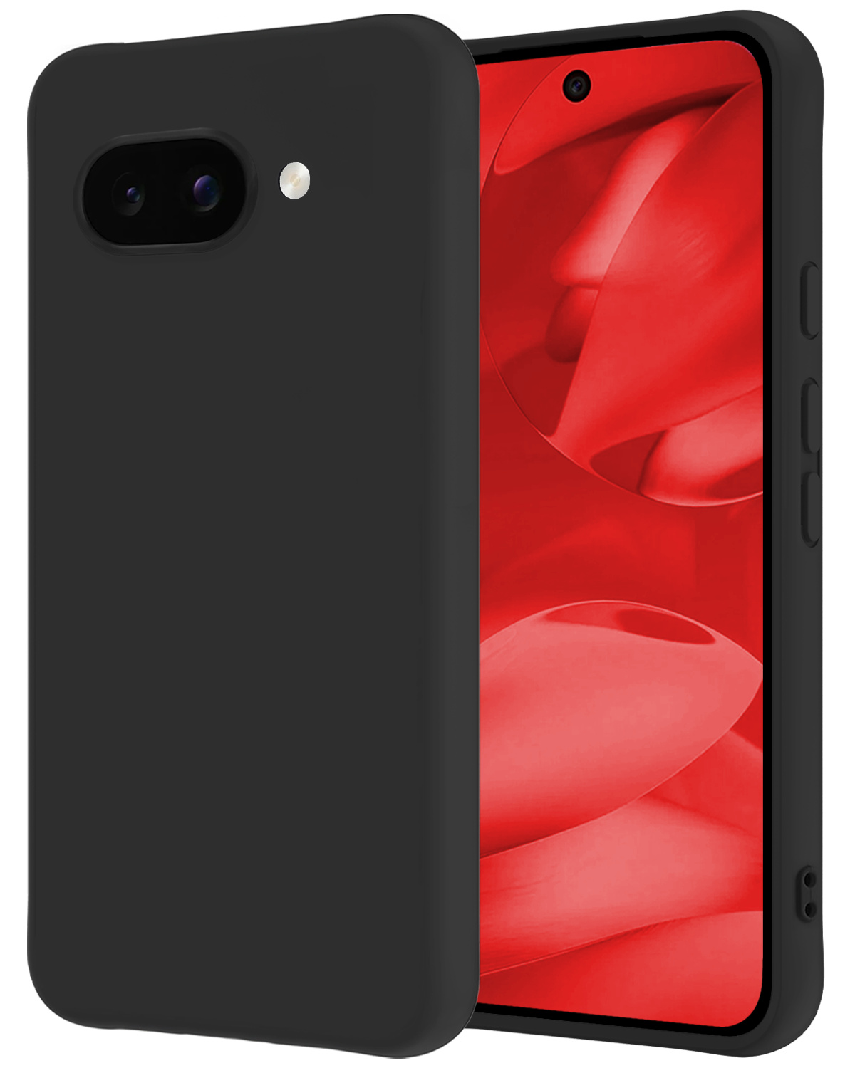 NoXx NoXx Google Pixel 9a Hoesje Siliconen - Zwart