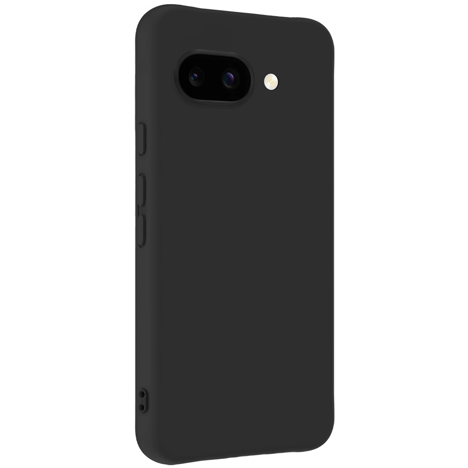 NoXx NoXx Google Pixel 9a Hoesje Siliconen Met Screenprotector - Zwart