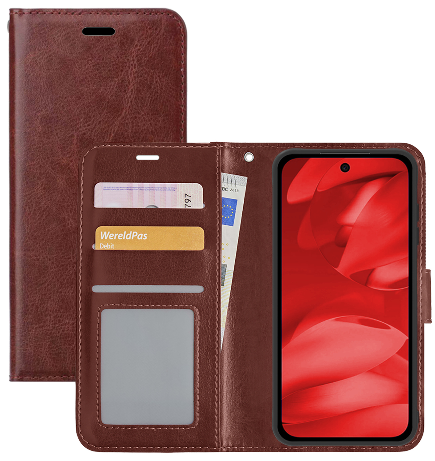 NoXx NoXx Google Pixel 9a Hoesje Bookcase - Bruin