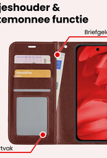 NoXx NoXx Google Pixel 9a Hoesje Bookcase - Bruin