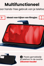 NoXx NoXx Google Pixel 9a Hoesje Bookcase - Donkerblauw