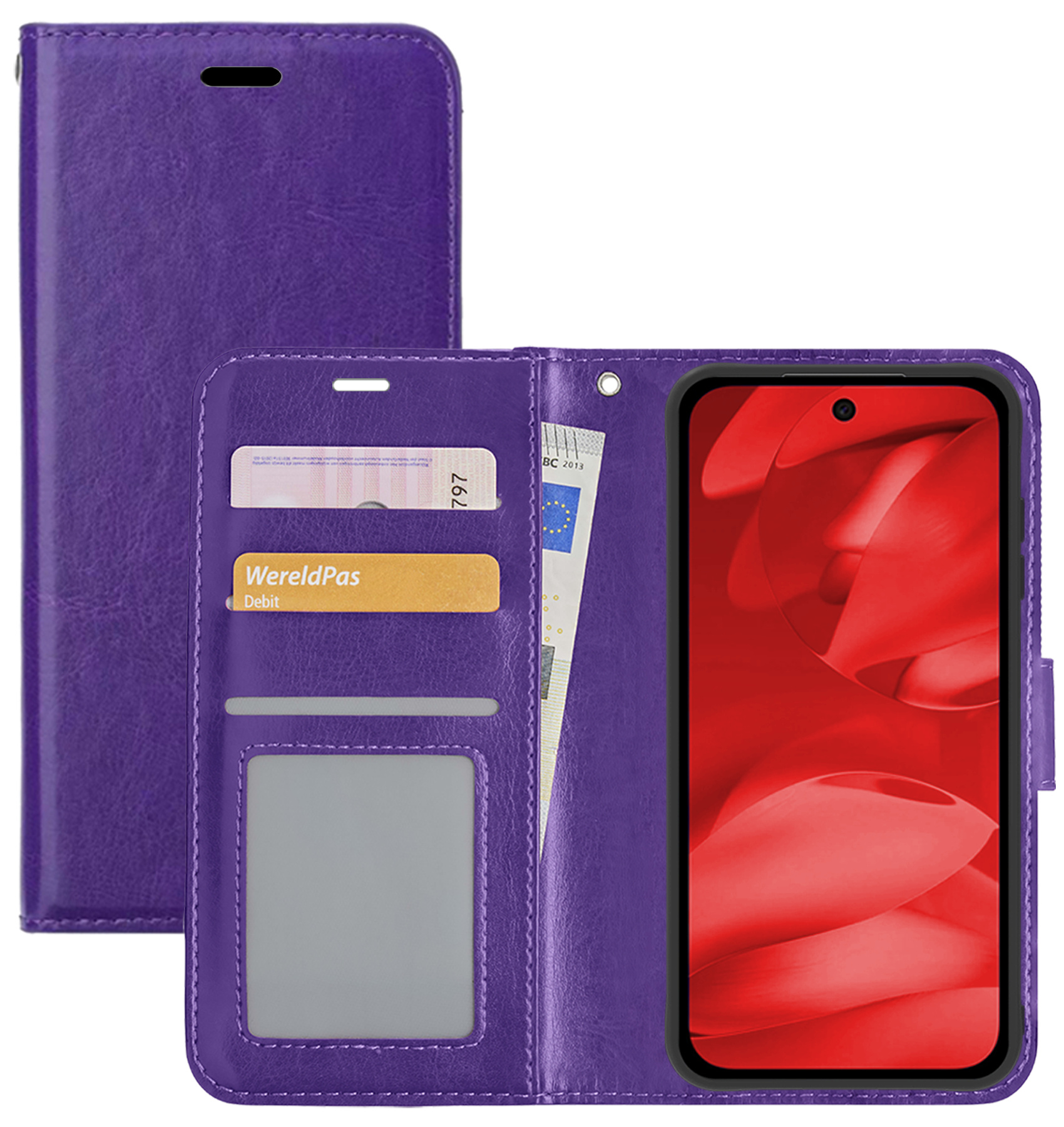 NoXx NoXx Google Pixel 9a Hoesje Bookcase - Paars