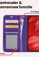 NoXx NoXx Google Pixel 9a Hoesje Bookcase - Paars
