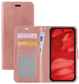 NoXx NoXx Google Pixel 9a Hoesje Bookcase - Rose Goud