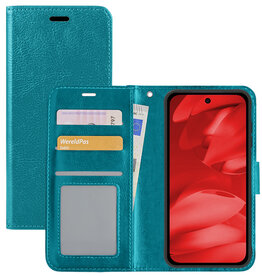 NoXx NoXx Google Pixel 9a Hoesje Bookcase - Turquoise