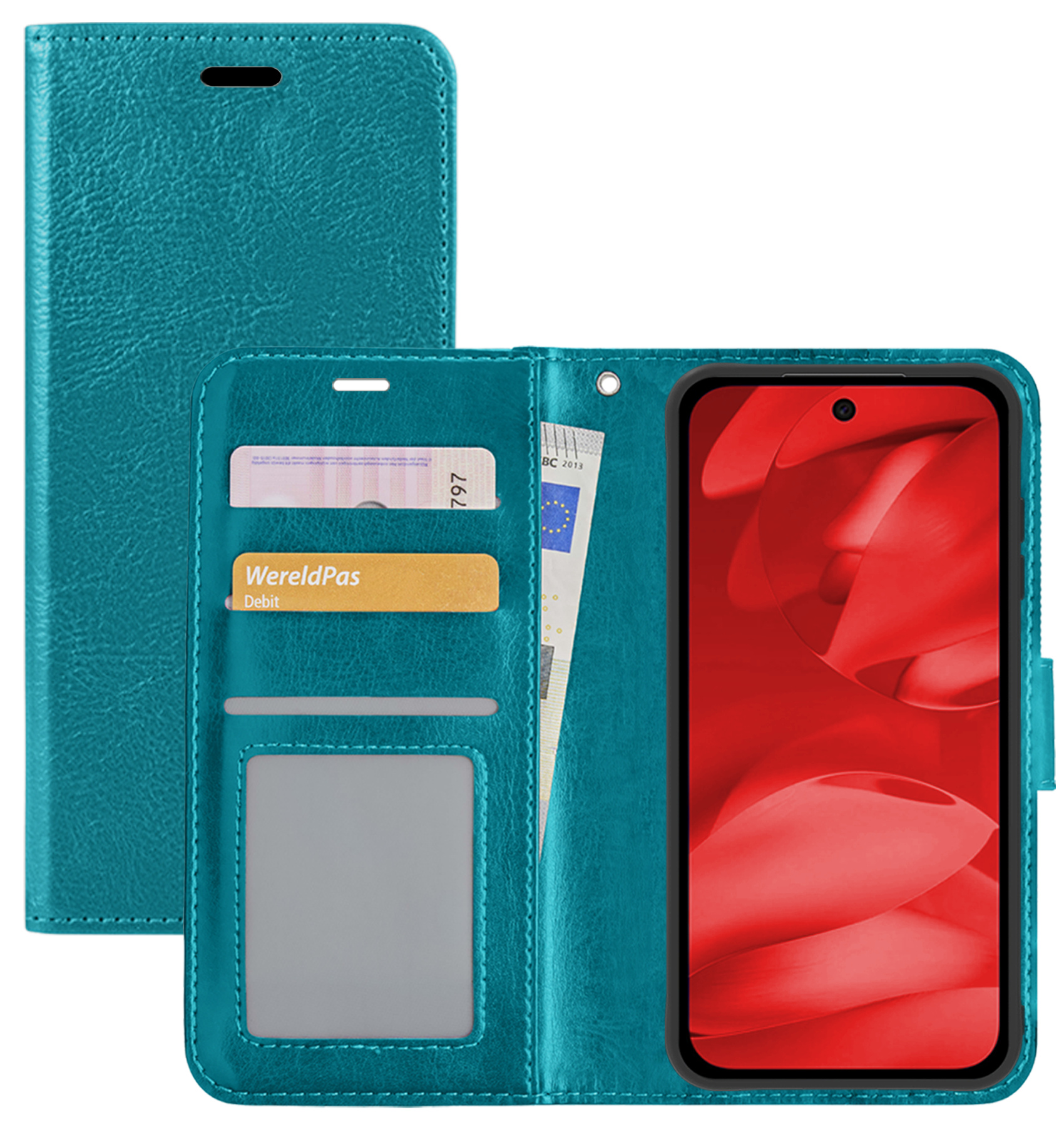 NoXx NoXx Google Pixel 9a Hoesje Bookcase - Turquoise