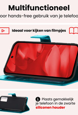 NoXx NoXx Google Pixel 9a Hoesje Bookcase Met Screenprotector - Turquoise