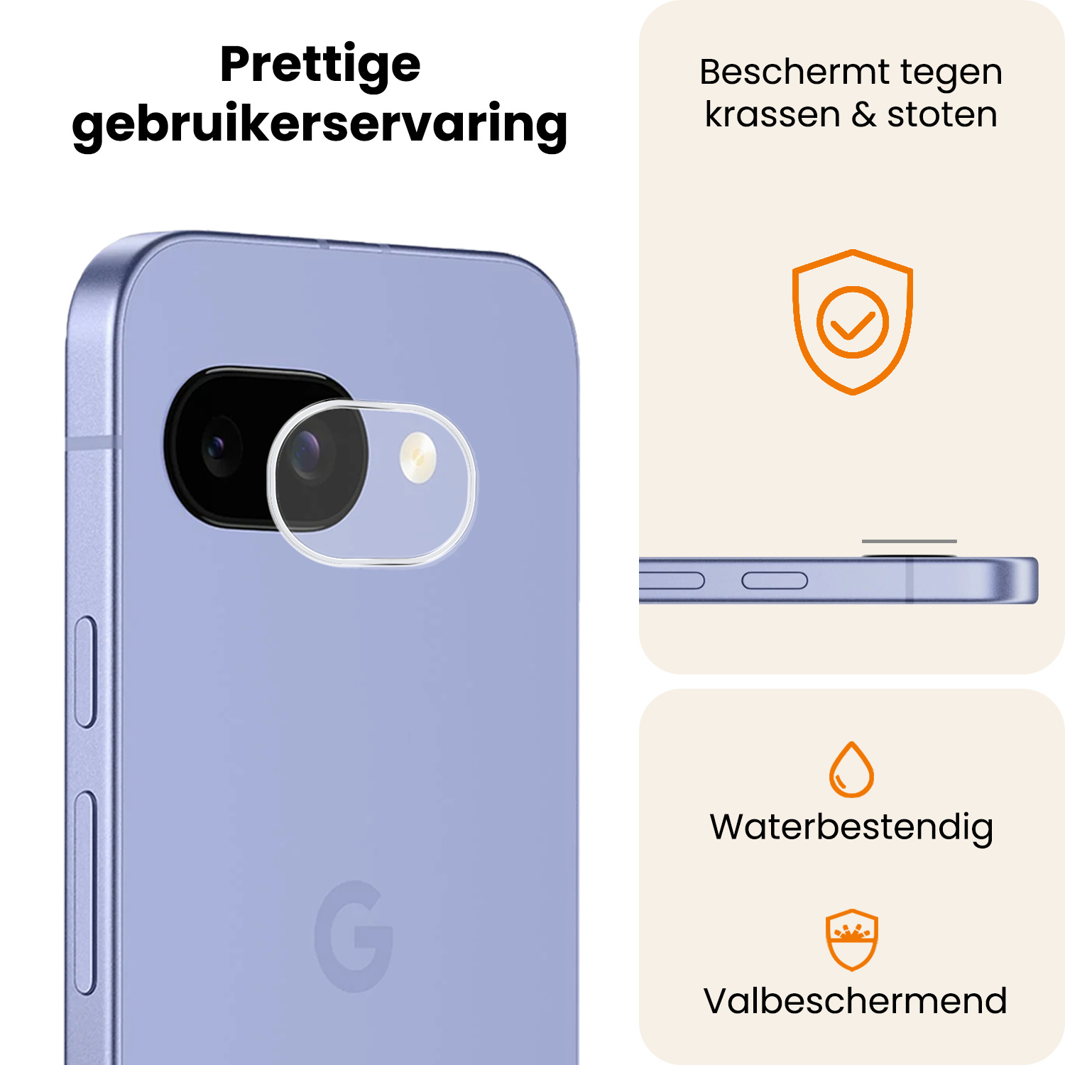 Nomfy Nomfy Google Pixel 9a Camera Screenprotector - 2 PACK