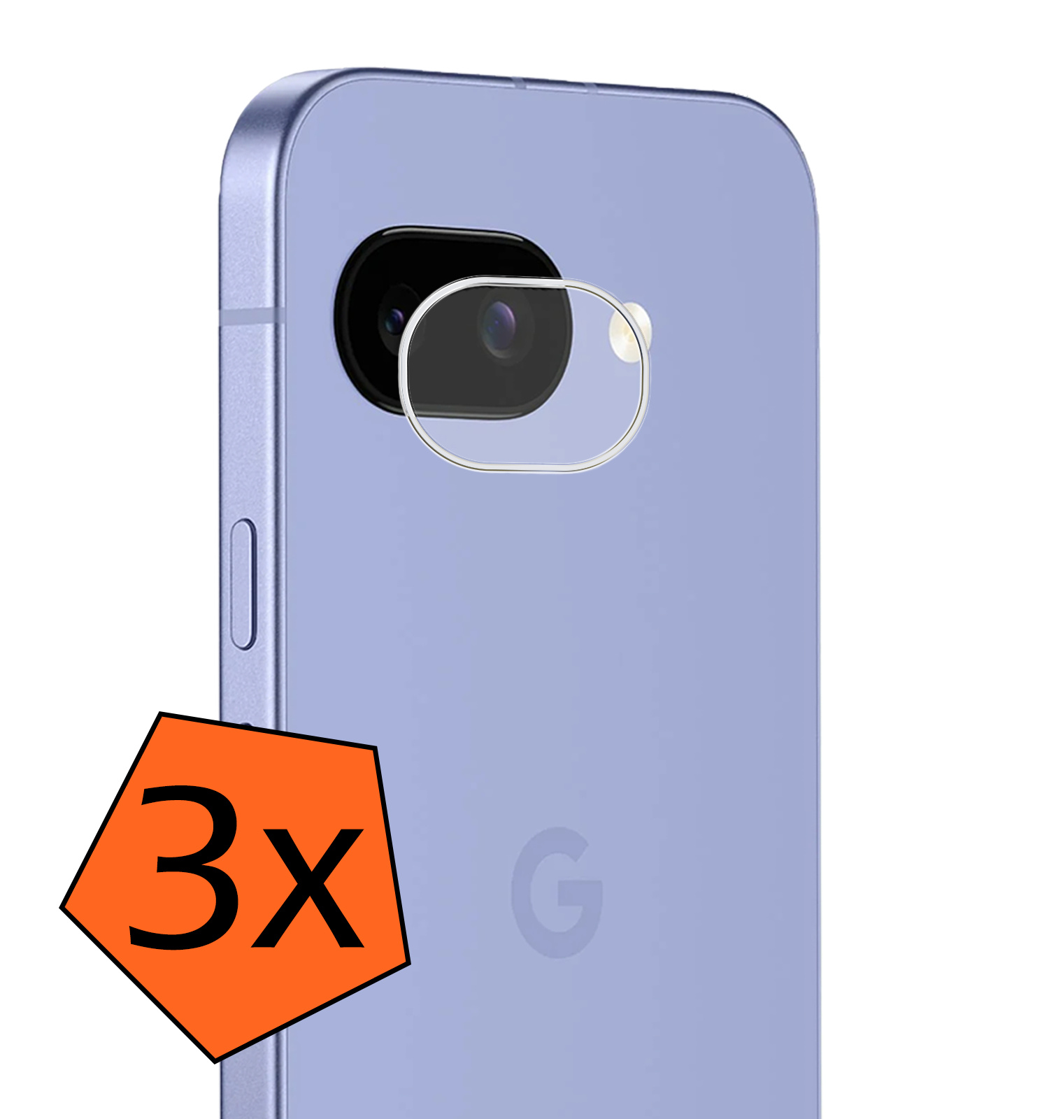 Nomfy Nomfy Google Pixel 9a Camera Screenprotector - 3 PACK