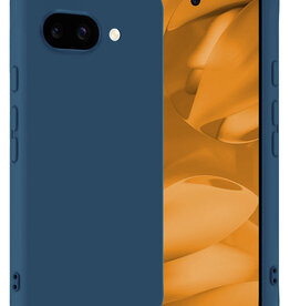 Nomfy Nomfy Google Pixel 9a Hoesje Siliconen - Donkerblauw