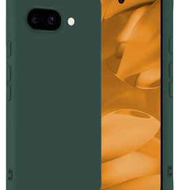 Nomfy Nomfy Google Pixel 9a Hoesje Siliconen - Donkergroen