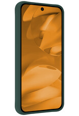 Nomfy Nomfy Google Pixel 9a Hoesje Siliconen - Donkergroen